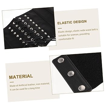 Amazon | [TOPPERFUN] 女性用コルセットベルト 革コルセット